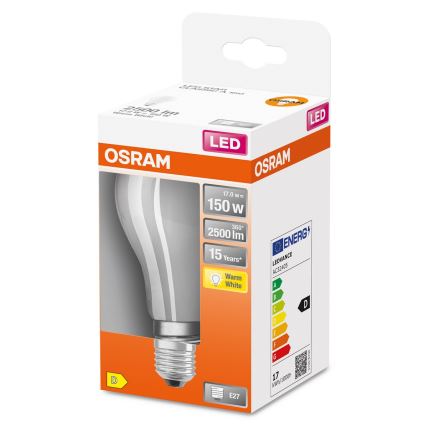 LED Bulb E27/17W/230V 2700K - Osram