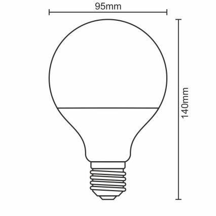 LED Bulb E27/18W/165-265V 3000K