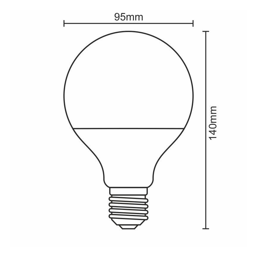 LED Bulb E27/18W/165-265V 3000K