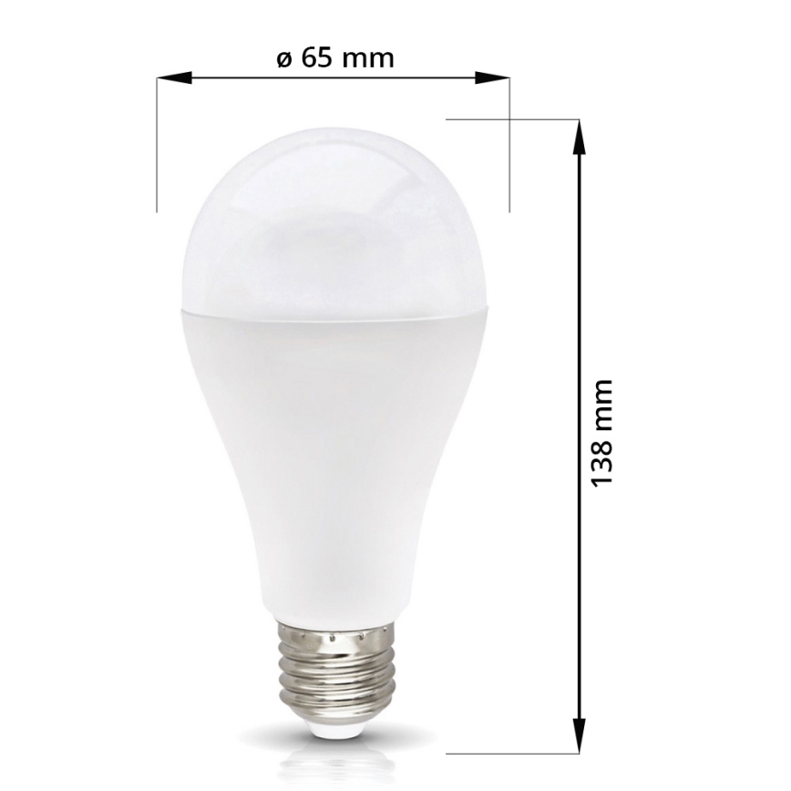 LED Bulb E27/18W/230V 4000K