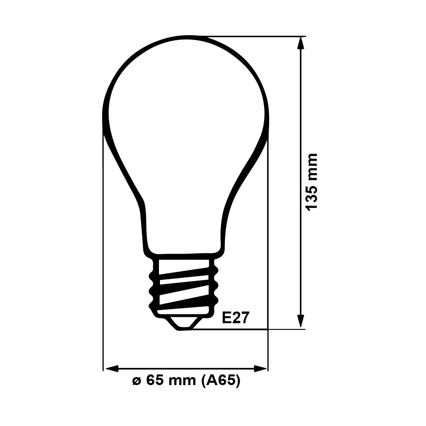 LED bulb E27/18W/230V 4200K