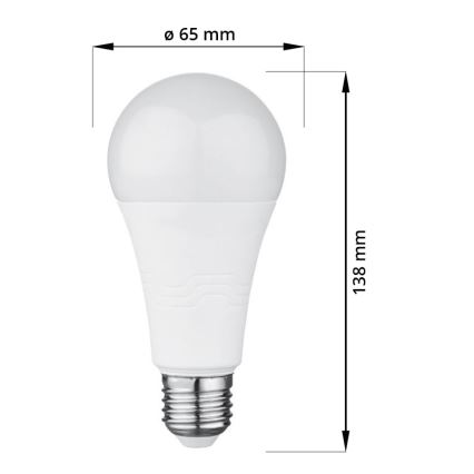 LED Bulb E27/18W/230V 6000K 2000 lm