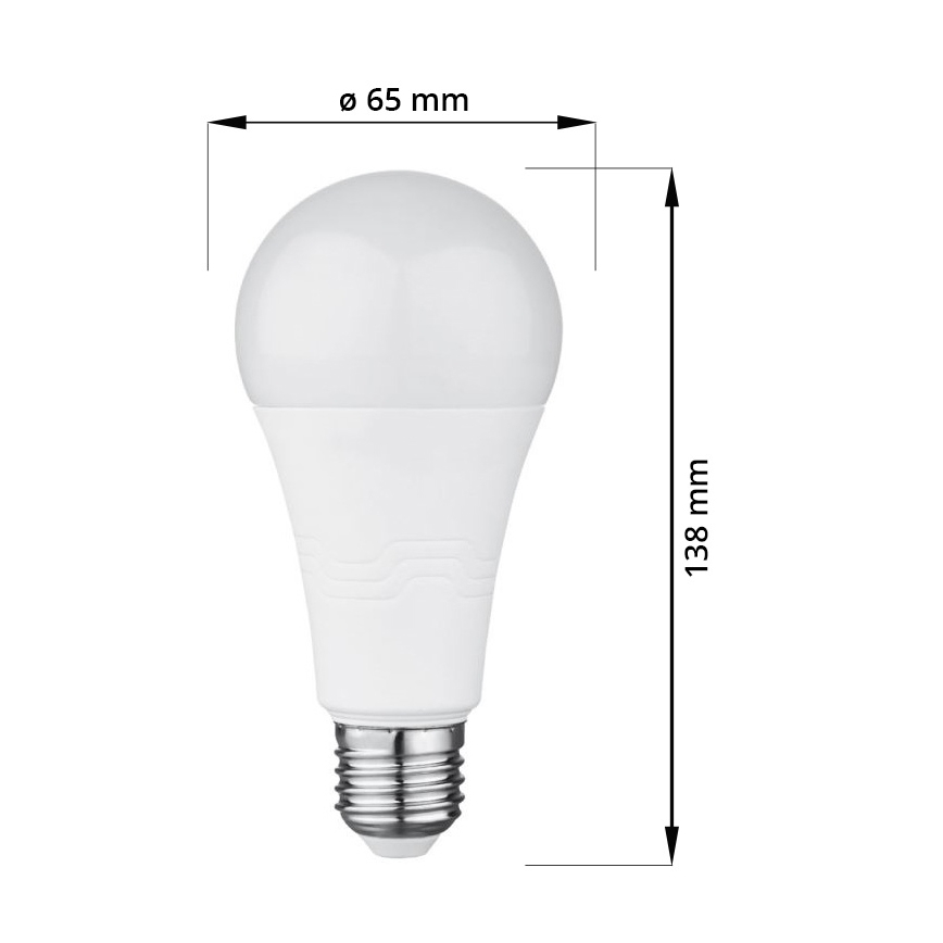 LED Bulb E27/18W/230V 6000K 2000 lm