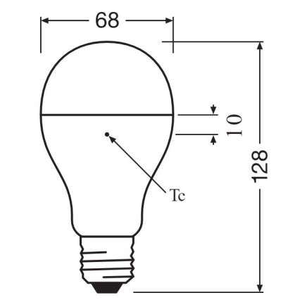 LED Bulb E27/19W/230V 2700K - Osram