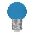 LED bulb E27/1W/230V 5500-6500K Blue