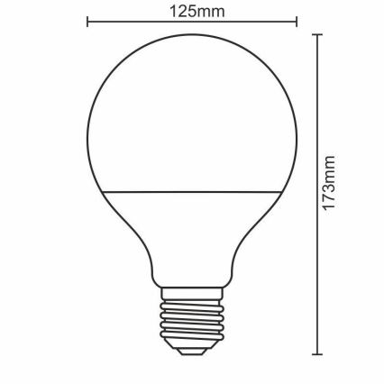 LED Bulb E27/20W/165-265V 4000K