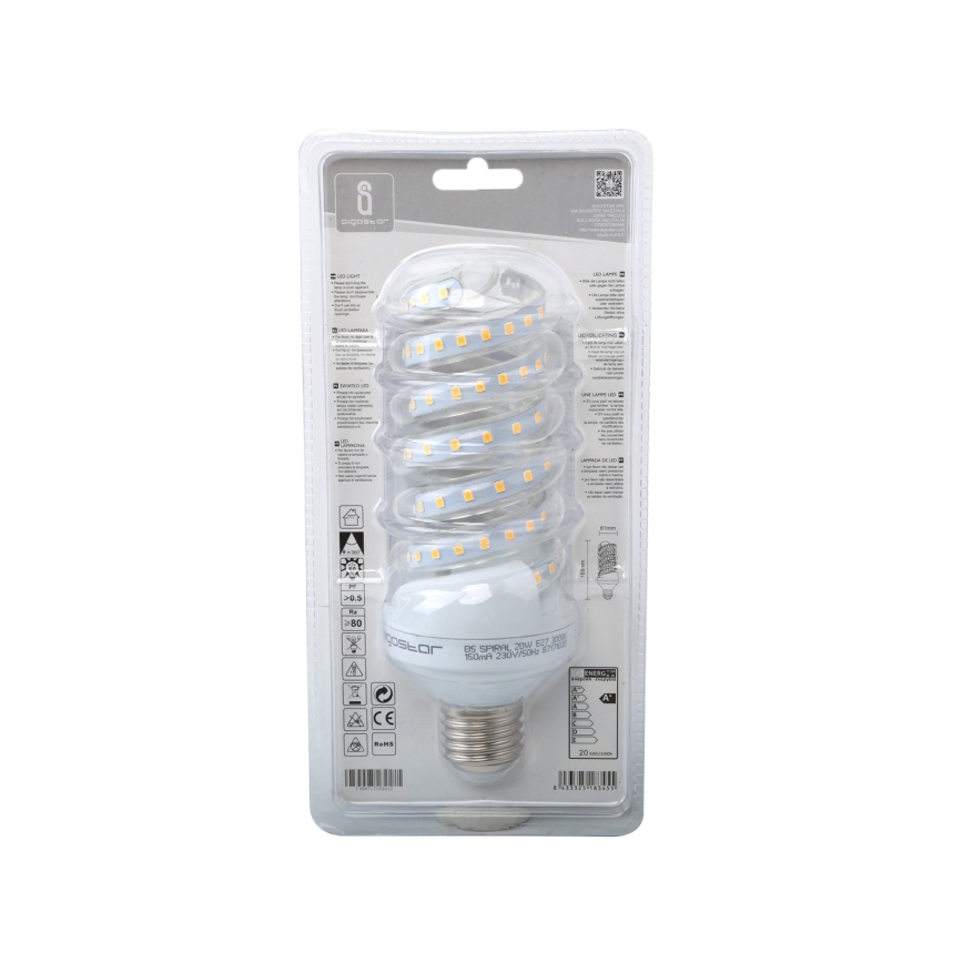 LED Bulb E27/20W/230V 3000K - Aigostar