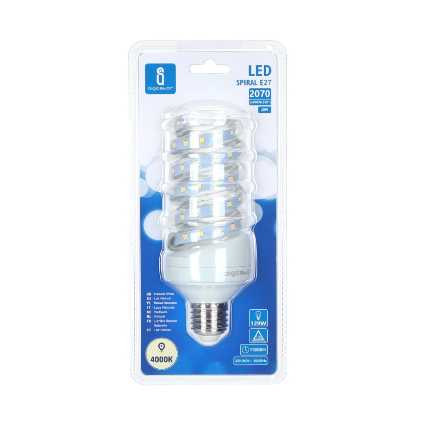 LED Bulb E27/20W/230V 4000K - Aigostar