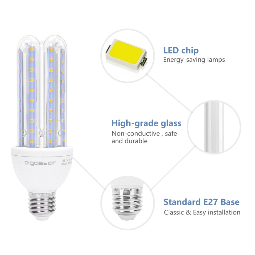 LED Bulb E27/23W/230V 3000K - Aigostar