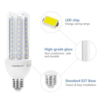 LED Bulb E27/23W/230V 6500K - Aigostar