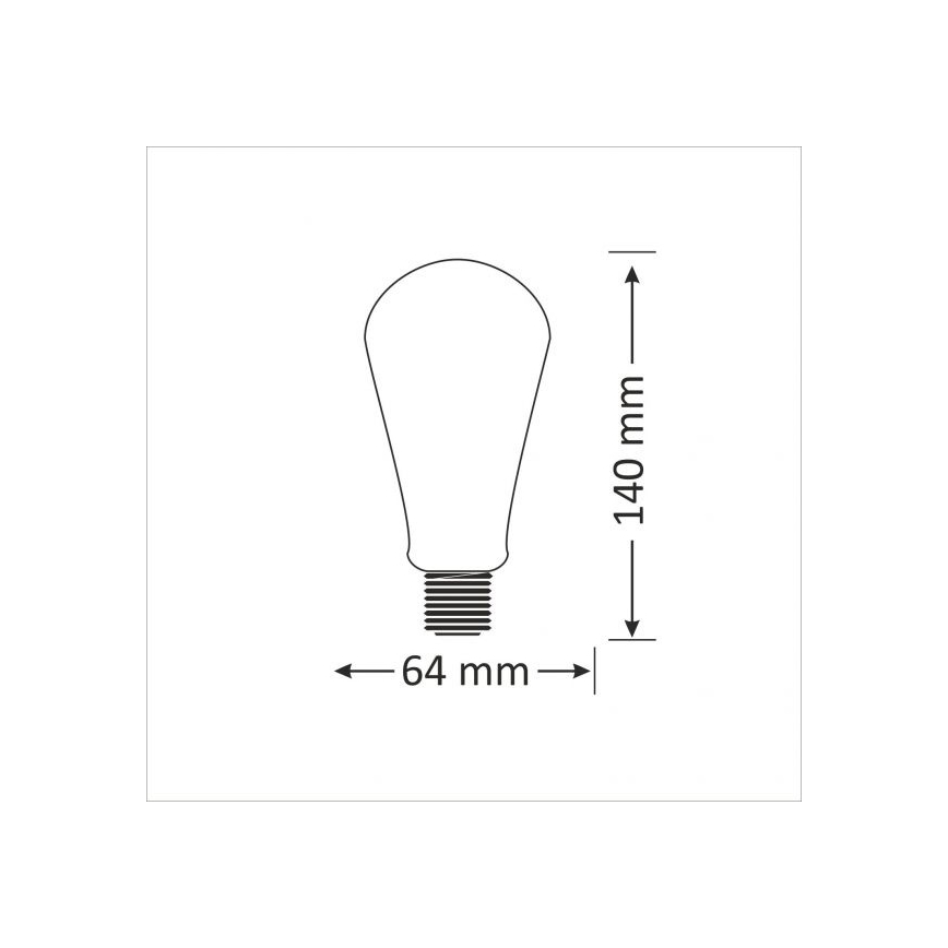 LED bulb E27/4W/230V 2000K