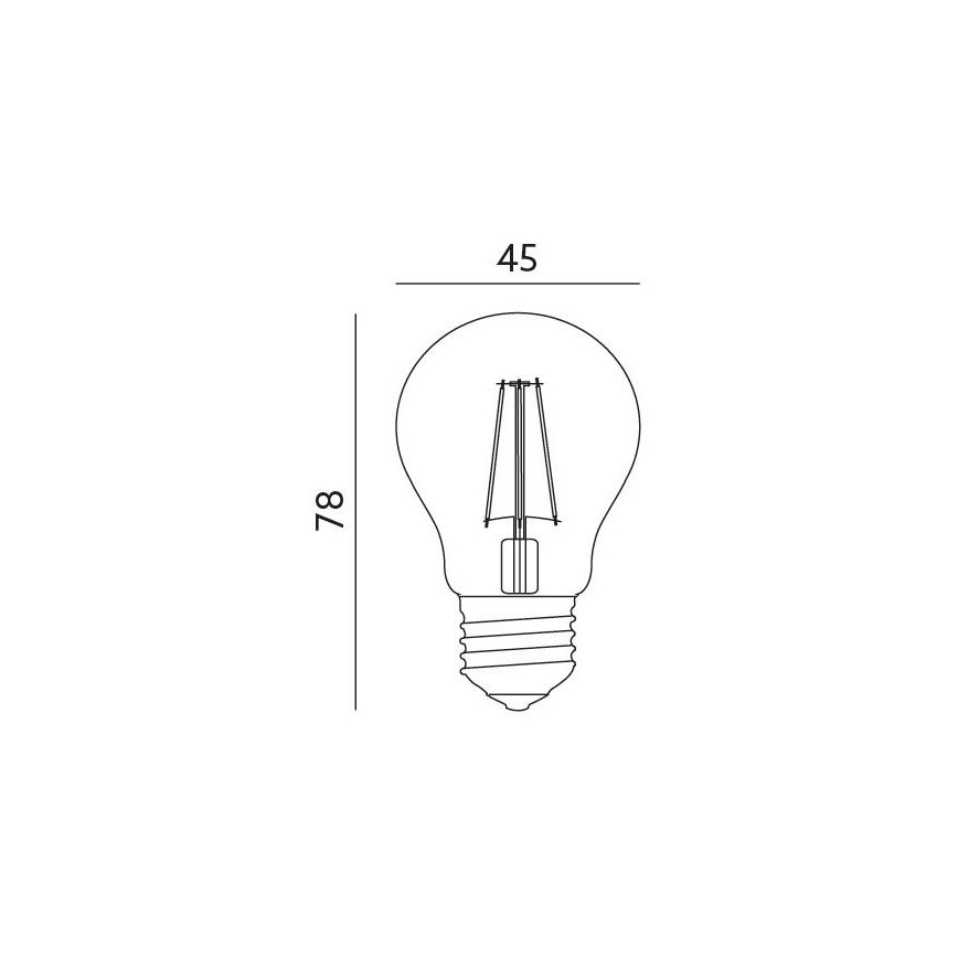 LED bulb E27/4W/230V 3000K