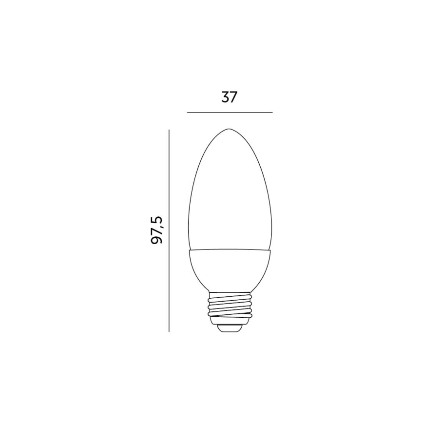 LED Bulb E27/7W/230V 3000K