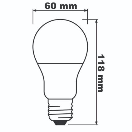 LED Bulb ECO E27/13W/230V 2700K 1521lm