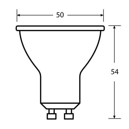 LED Bulb ECO GU10/5W/230V 2700K 350lm