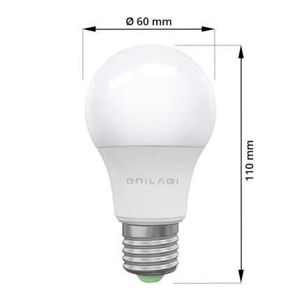 LED Bulb ECOLINE A60 E27/15W/230V 4000K - Brilagi