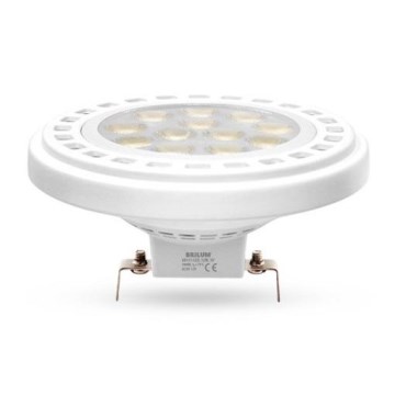 LED Bulb ECOLINE AR111 G53/12W/12V 4000K 30° white - Brilagi