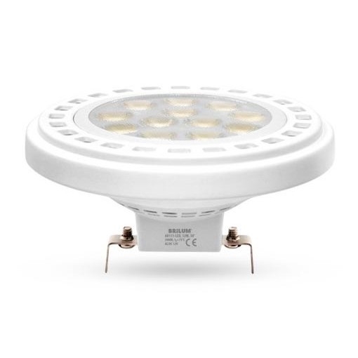 LED Bulb ECOLINE AR111 G53/12W/12V 4000K 30° white - Brilagi