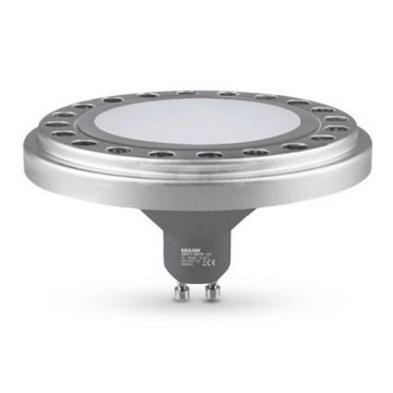 LED Bulb ECOLINE AR111 GU10/12W/230V 3000K 120° silver - Brilagi