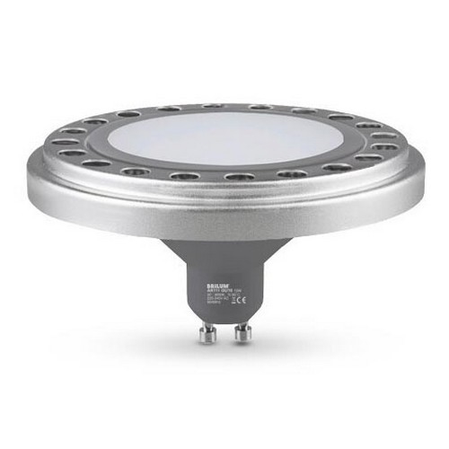 LED Bulb ECOLINE AR111 GU10/12W/230V 3000K 120° silver - Brilagi