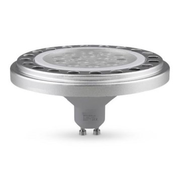 LED Bulb ECOLINE AR111 GU10/15W/230V 3000K 30° silver - Brilagi