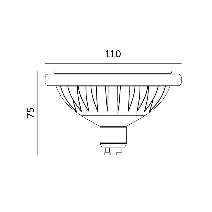 LED Bulb ES111 GU10/15W/230V 4000K