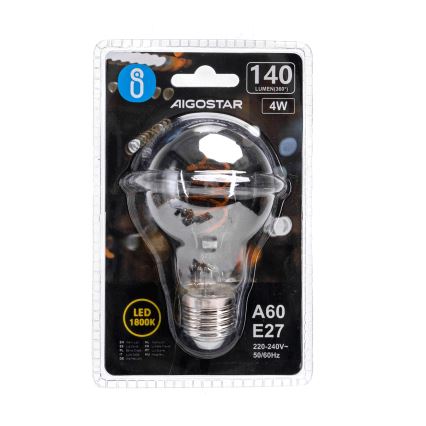 LED Bulb FILAMENT A60 E27/4W/230V 1800K - Aigostar
