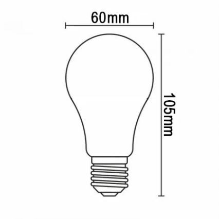 LED Bulb FILAMENT A60 E27/6W/230V 3000K