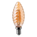 LED Bulb FILAMENT AMBER E14/4W/230V 2200K
