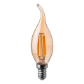 LED Bulb FILAMENT AMBER E14/4W/230V 2200K