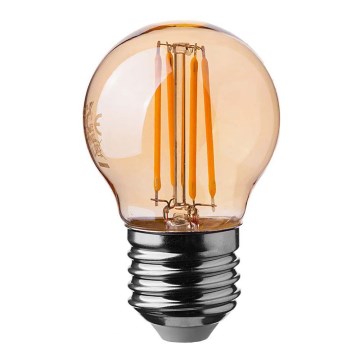 LED Bulb FILAMENT AMBER G45 E27/4W/230V 2200K