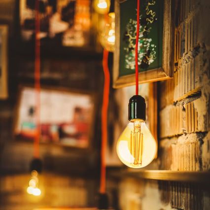 LED Bulb FILAMENT AMBER P45 E14/4W/230V 2200K