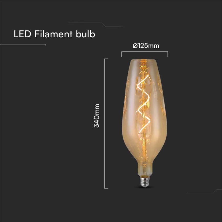 LED Bulb FILAMENT B125 E27/4W/230V 2700K