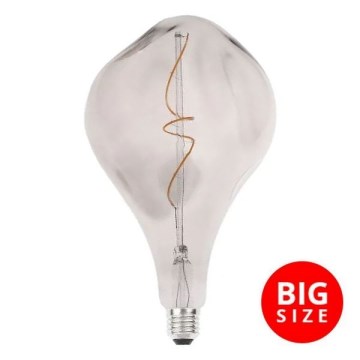 LED Bulb FILAMENT BUMPED SMOKE ET160 E27/4W/230V 2000K