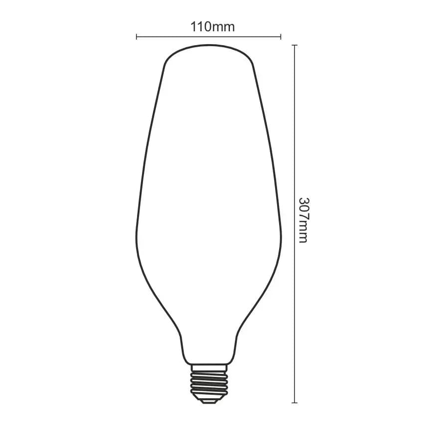 LED Bulb FILAMENT BUMPED VINTAGE BT110 E27/4W/230V 2000K