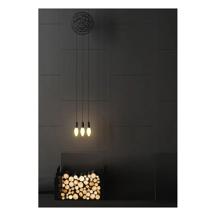 LED Bulb WHITE FILAMENT C35 E14/4,5W/230V 3000K