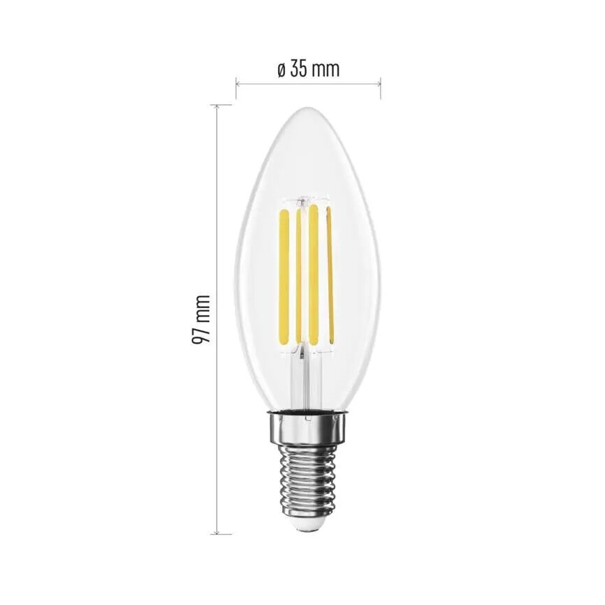 LED Bulb FILAMENT E14/3,8W/230V 4000K