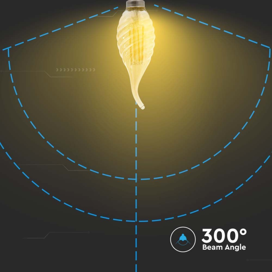 LED Bulb FILAMENT E14/4W/230V 2200K