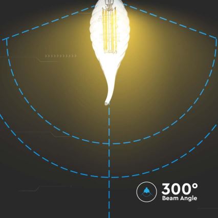 LED Bulb FILAMENT E14/4W/230V 3000K