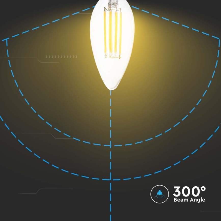 LED Bulb FILAMENT E14/4W/230V 6500K