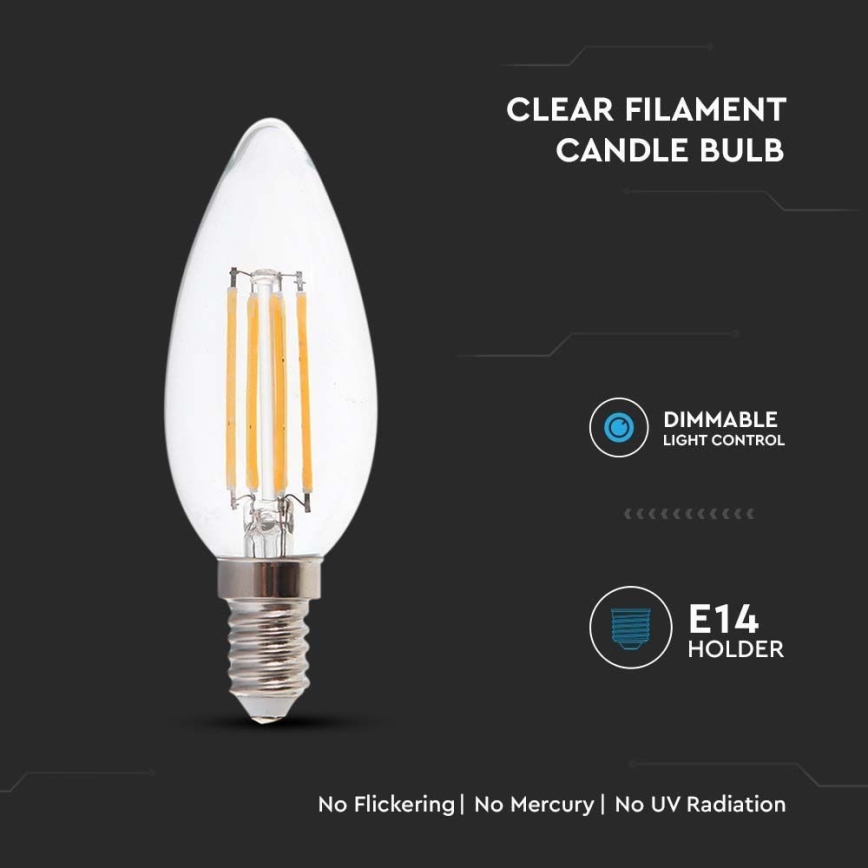 LED Bulb FILAMENT E14/5,5W/230V 4000K