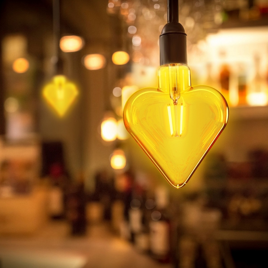 LED Bulb FILAMENT E27/4W/230V 1800K heart - Aigostar
