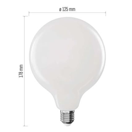 LED Bulb FILAMENT G125 E27/18W/230V 4000K