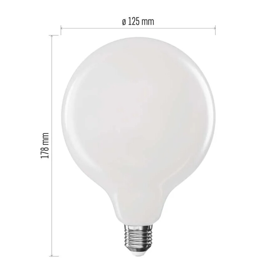 LED Bulb FILAMENT G125 E27/18W/230V 4000K