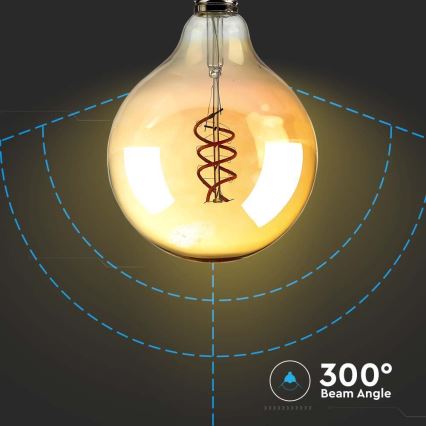LED Bulb FILAMENT G125 E27/6W/230V 1800K