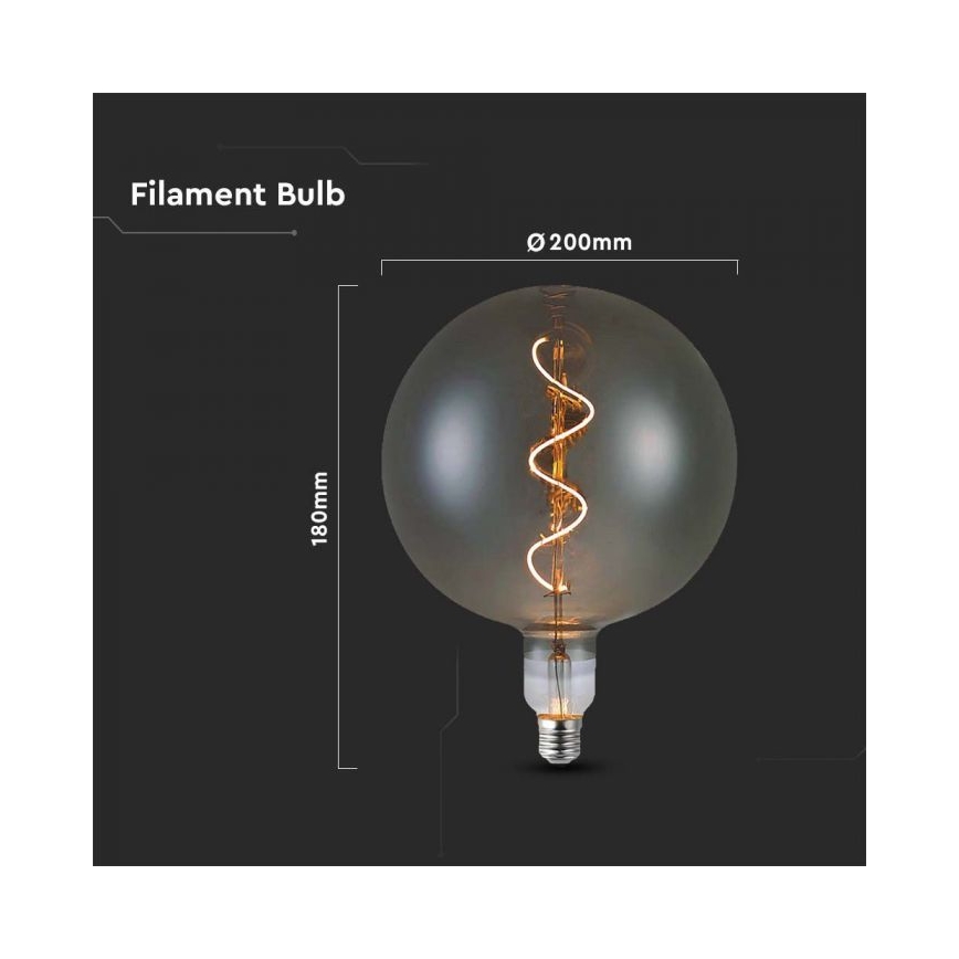 LED Bulb FILAMENT G200 E27/4W/230V 2700K