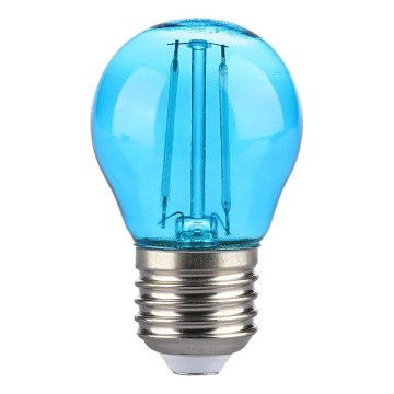 LED Bulb FILAMENT G45 E27/2W/230V blue