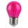 LED Bulb FILAMENT G45 E27/2W/230V pink