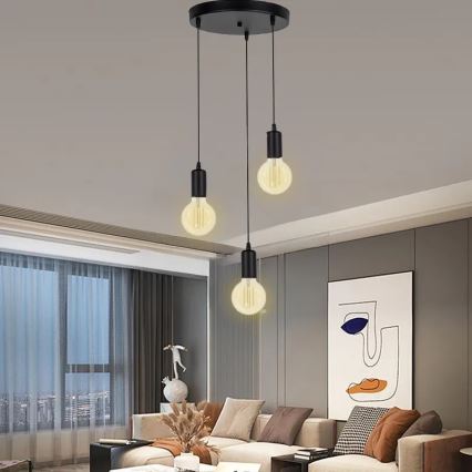 LED Bulb WHITE FILAMENT G95 E27/13W/230V 3000K