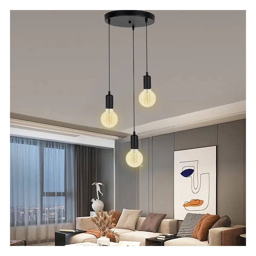 LED Bulb WHITE FILAMENT G95 E27/13W/230V 3000K